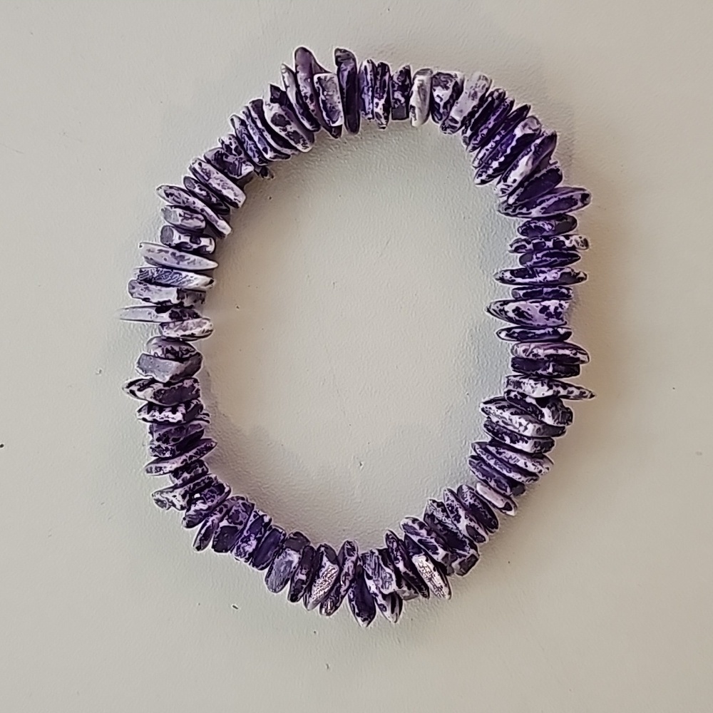 CHAROITE CHIPPED BRACELET